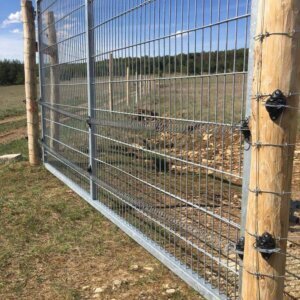 Gittertor aus Stahl – Gittertor mit Bestromung